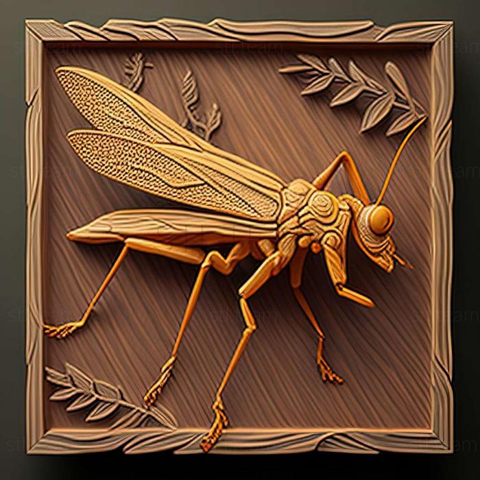 3D модель Ichneumon rufofacialis (STL)